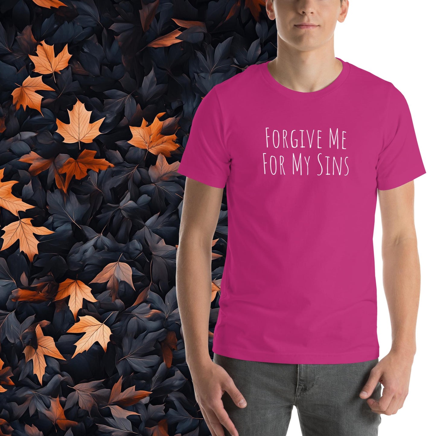 Forgive Me for My Sins, Unisex Christian T-Shirt