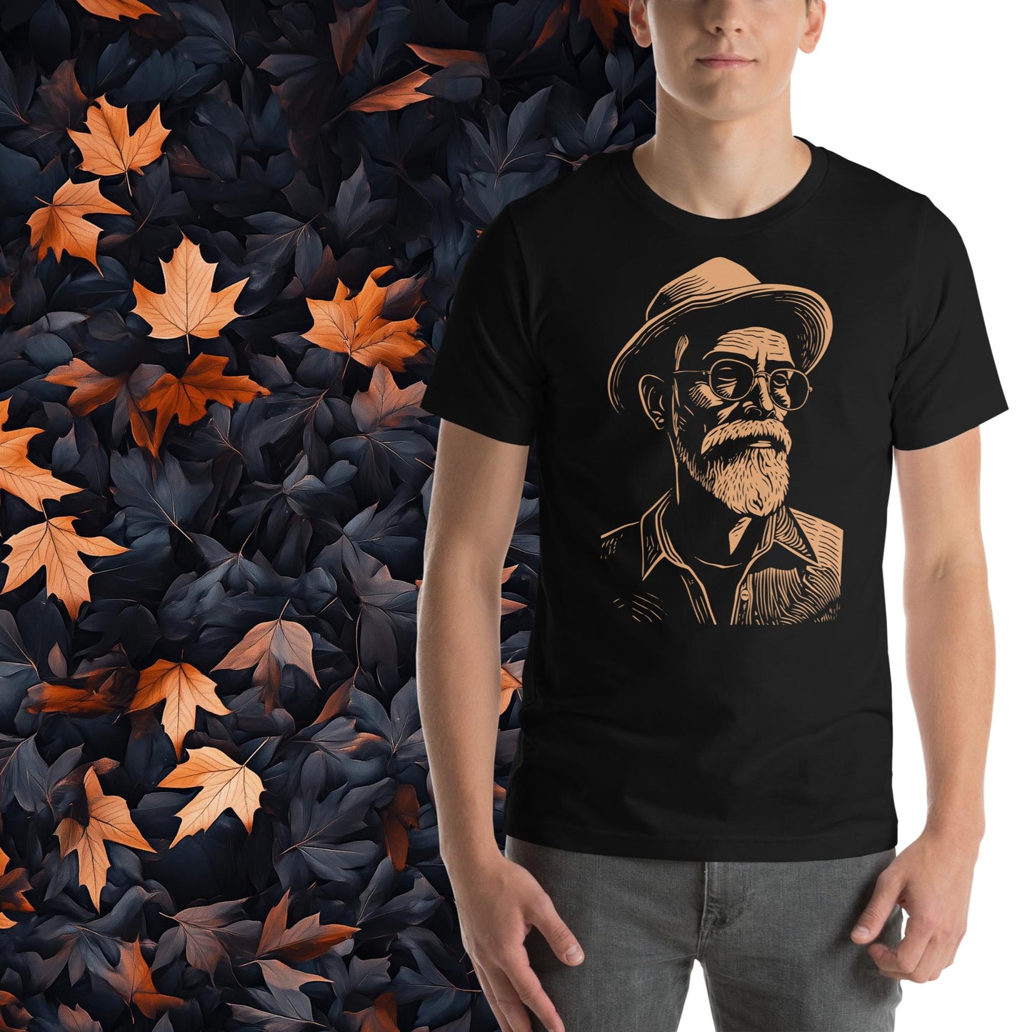 Rustic Farmer, Unisex Rural Living Graphic T-Shirt