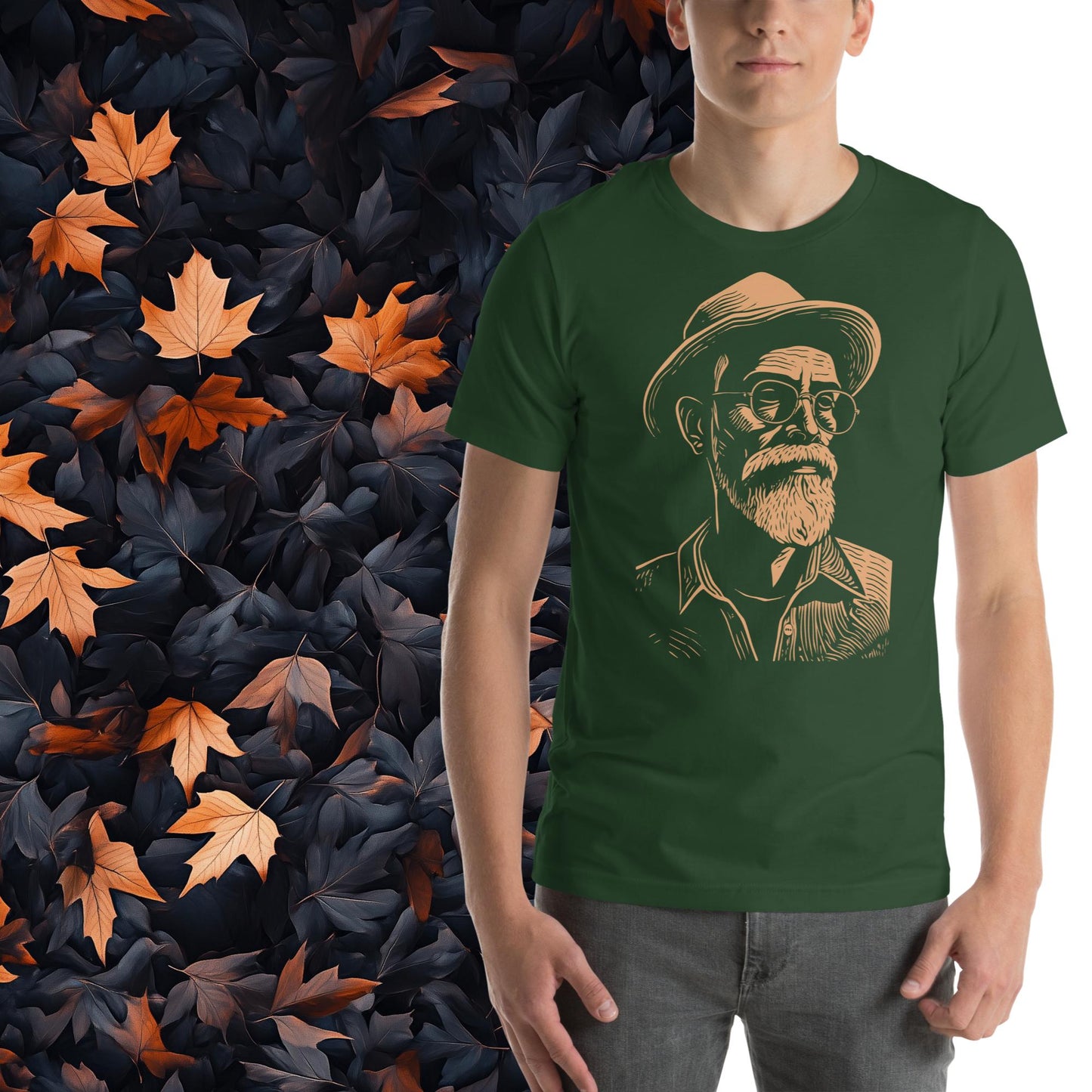 Rustic Farmer, Unisex Rural Living Graphic T-Shirt