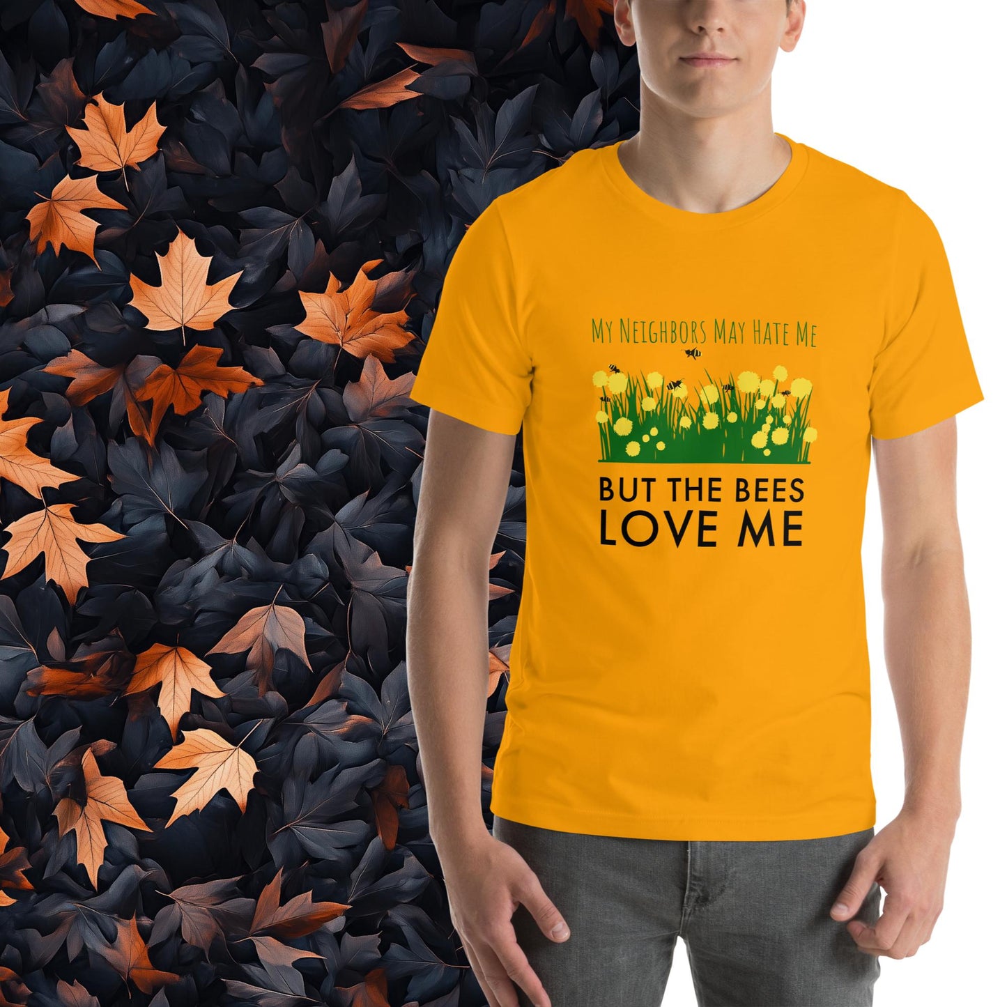 Bees Love Me, Unisex Rural Living T-Shirt