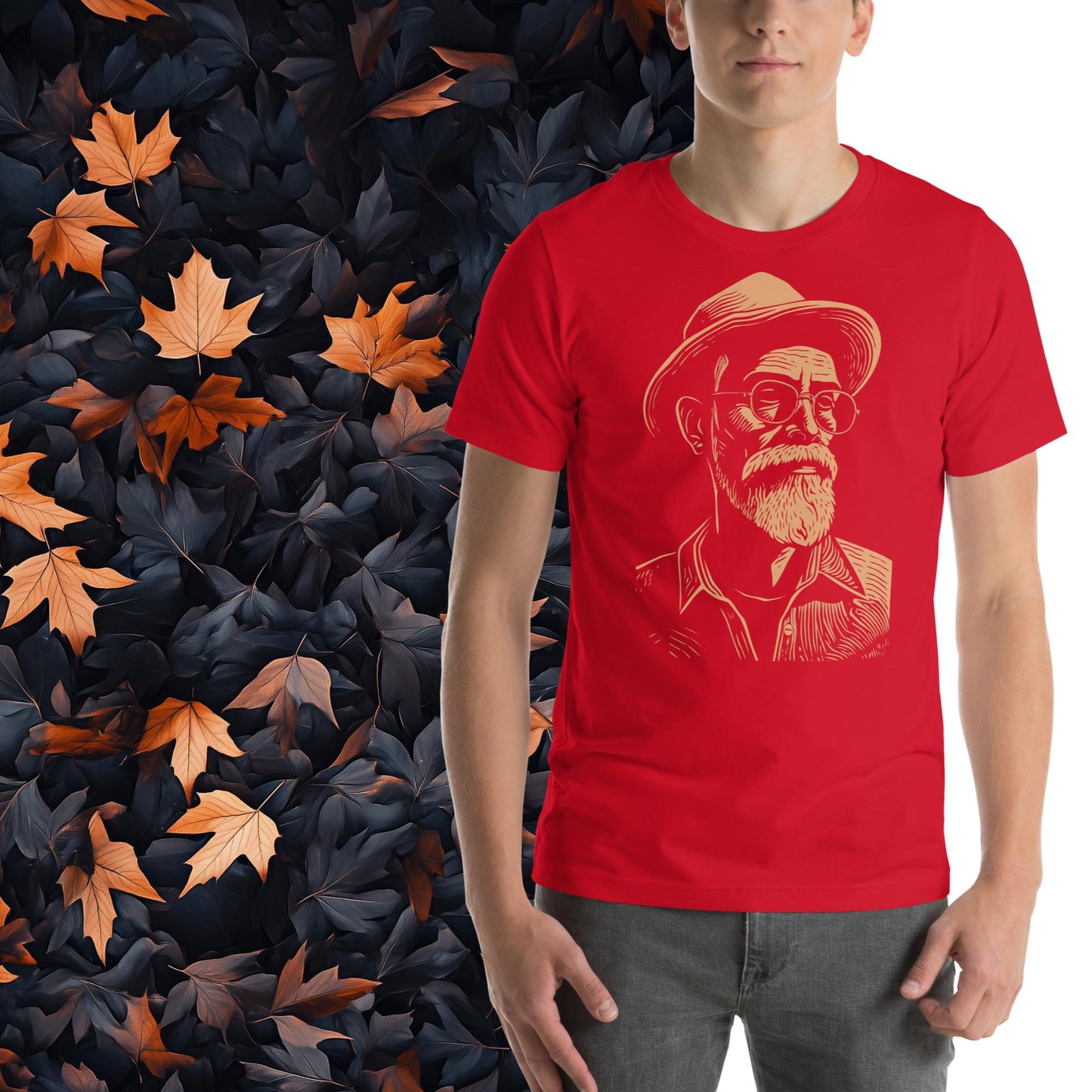 Rustic Farmer, Unisex Rural Living Graphic T-Shirt