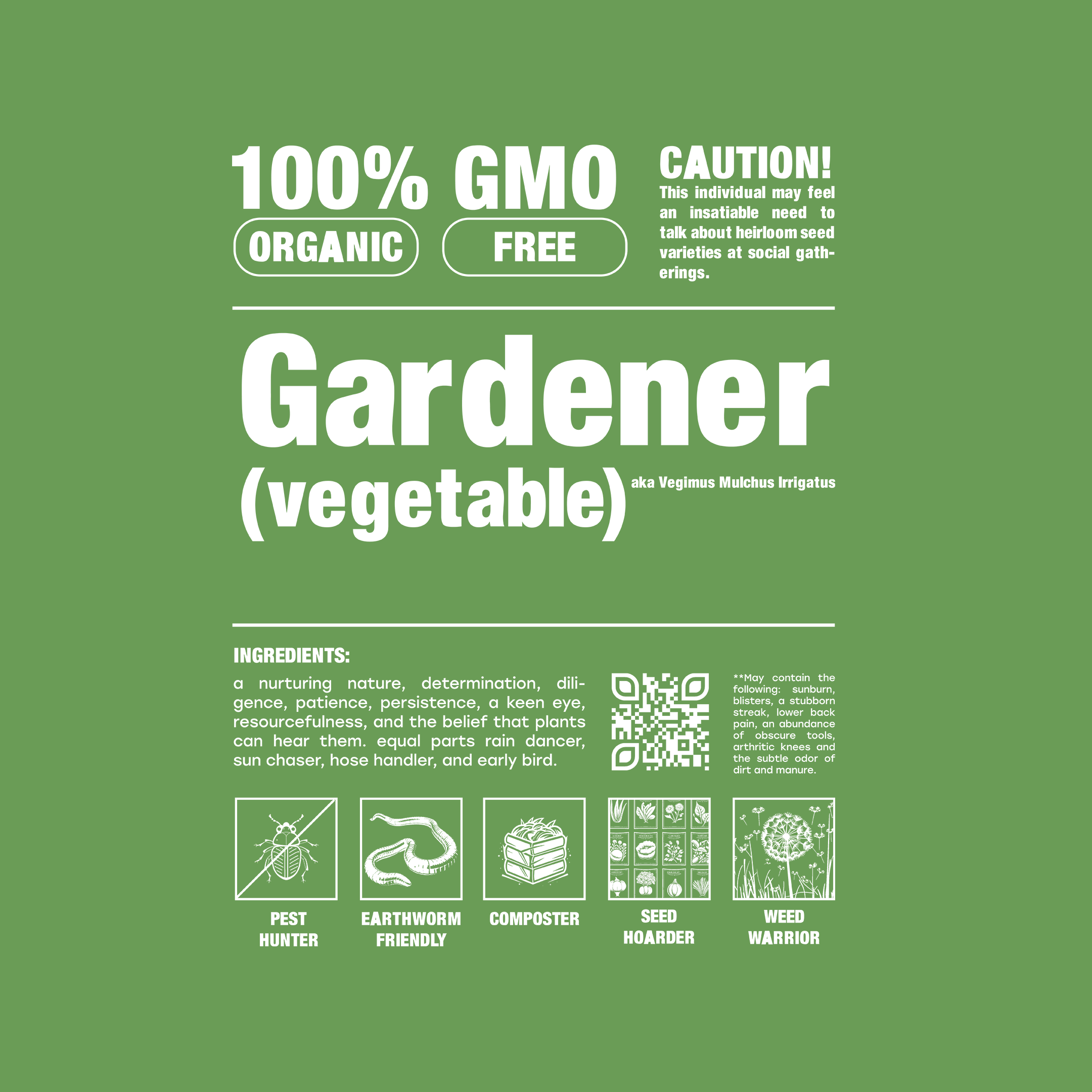 100% Vegetable Gardener