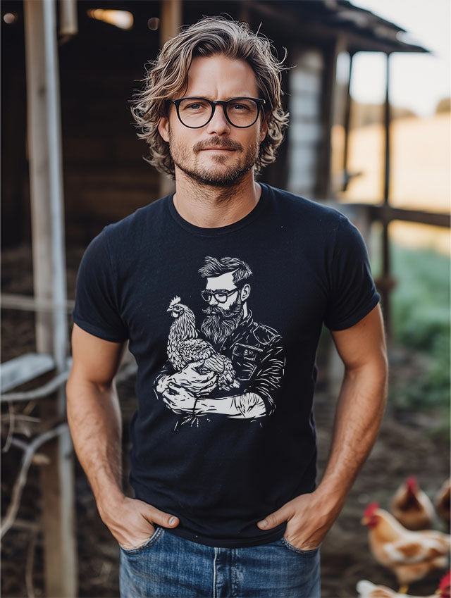 Farmer and Chicken
