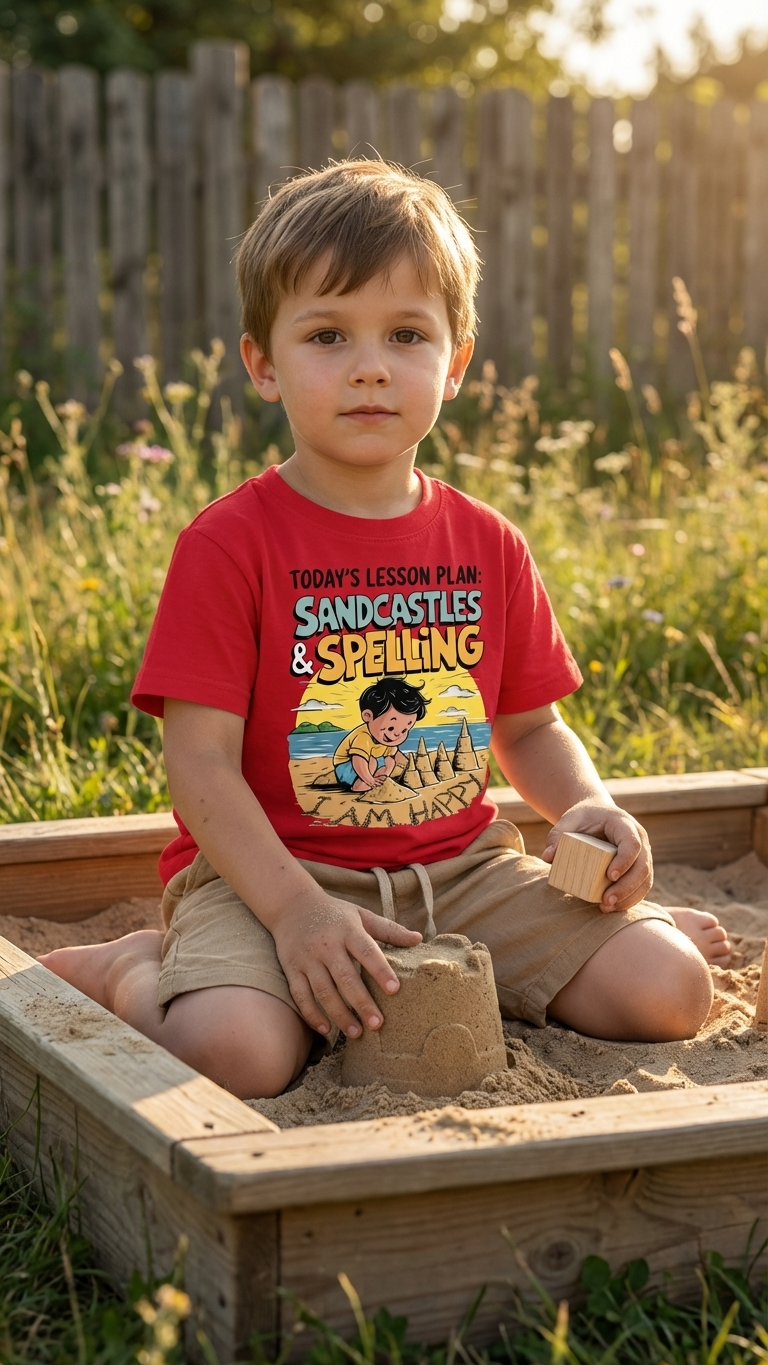 Sand Castles and Spelling - Kids