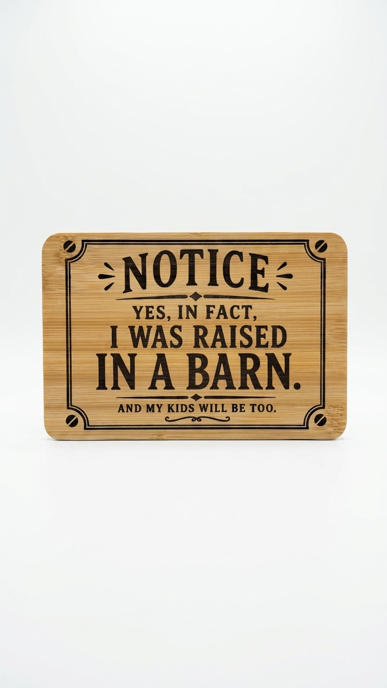 Raised In A Barn Barnsider Board
